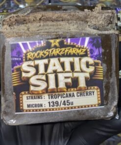 Buy Static Sift Hash with ultra-clean resin, rich terpenes, and premium solventless quality